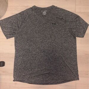 Men’s Under Armour “The Tech Tee” - Dark Heather Grey